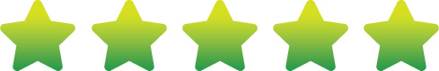 5 star review rating